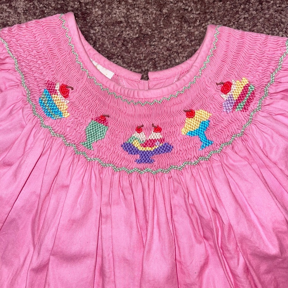 smocked dress